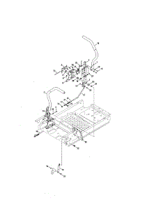Lapbar Levers parts for Craftsman Rear-Engine Riding Mower 247204220 from AppliancePartsPros.com