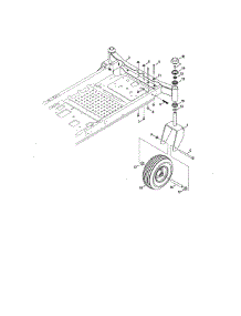 Wheel Assembly parts for Craftsman Rear-Engine Riding Mower 247204240 from AppliancePartsPros.com
