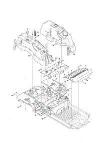 Console / Floor Board parts for Craftsman Rear-Engine Riding Mower 247204240 from AppliancePartsPros.com
