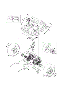 Transmission parts for Craftsman Rear-Engine Riding Mower 247204241 from AppliancePartsPros.com