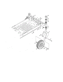 Wheel parts for Craftsman Rear-Engine Riding Mower 247204280 from AppliancePartsPros.com