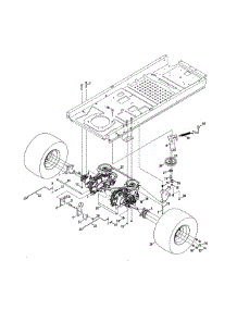 Transmission parts for Craftsman Rear-Engine Riding Mower 247204280 from AppliancePartsPros.com