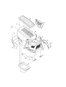 Hood / Grill parts for Craftsman Front-Engine Lawn Tractor 247204420 from AppliancePartsPros.com