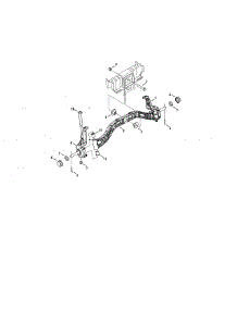 Steering Axle parts for Craftsman Front-Engine Lawn Tractor 247204430 from AppliancePartsPros.com