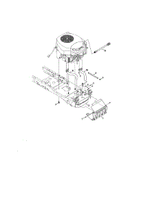 Engine / Muffler parts for Craftsman Front-Engine Lawn Tractor 247204440 from AppliancePartsPros.com