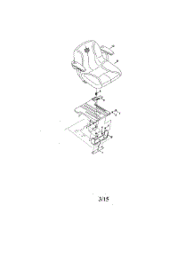 Seat parts for Craftsman Front-Engine Lawn Tractor 247204450 from AppliancePartsPros.com