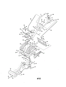 Handles / Tine Shield parts for Craftsman Rear-Tine Tiller 24723000 from AppliancePartsPros.com
