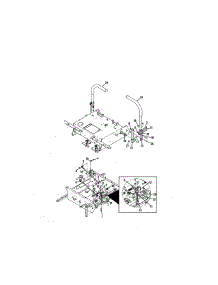 Lapbar / Handles parts for Craftsman Riding Mower & Tractor 247250030 from AppliancePartsPros.com