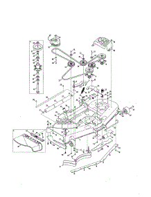 Deck / Spindle Pulley parts for Craftsman Rear-Engine Riding Mower 247250610 from AppliancePartsPros.com