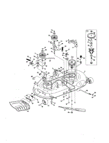 Deck Mower / Spindle Pulley parts for Craftsman Front-Engine Lawn Tractor 247255880 from AppliancePartsPros.com