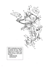 Sterring Assembly parts for Craftsman Rear-Engine Riding Mower 247270170 from AppliancePartsPros.com