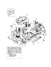 Frame Assembly parts for Craftsman Rear-Engine Riding Mower 247270170 from AppliancePartsPros.com