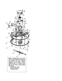 Three-In-One Mowing Deck parts for Craftsman Rear-Engine Riding Mower 247270170 from AppliancePartsPros.com