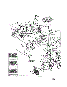 Steering And Brak Assemblies parts for Craftsman Rear-Engine Riding Mower 247270250 from AppliancePartsPros.com