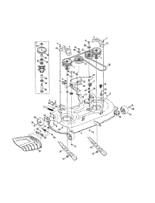 Deck / Spindle parts for Craftsman Riding Mower & Tractor 247270380 from AppliancePartsPros.com