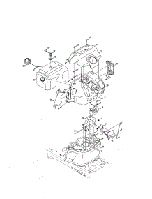 Fuel Tank / Bumper parts for Craftsman Front-Engine Lawn Tractor 247270381 from AppliancePartsPros.com