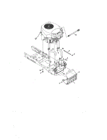 Engine / Muffler & Shield parts for Craftsman Front-Engine Lawn Tractor 247270381 from AppliancePartsPros.com