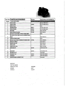 Top Customer Parts parts for Craftsman Riding Mower & Tractor 247270420 from AppliancePartsPros.com
