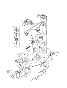 Deck / Spindle parts for Craftsman Riding Mower & Tractor 247270440 from AppliancePartsPros.com