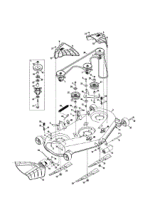 Deck / Pulley Spindle parts for Craftsman Riding Mower & Tractor 247270470 from AppliancePartsPros.com