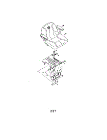 Seat parts for Craftsman Riding Mower & Tractor 247270480 from AppliancePartsPros.com