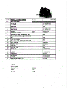 Top Customer Parts parts for Craftsman Riding Mower & Tractor 247270480 from AppliancePartsPros.com