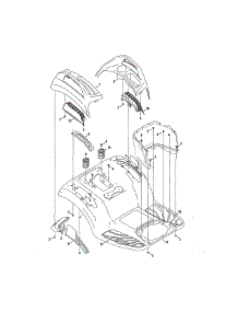 Fender / Covers parts for Craftsman Riding Mower & Tractor 247270550 from AppliancePartsPros.com