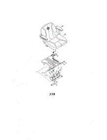 Seat parts for Craftsman Front-Engine Lawn Tractor 247270551 from AppliancePartsPros.com