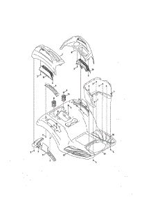 Fender / Upper Cover parts for Craftsman Front-Engine Lawn Tractor 247270551 from AppliancePartsPros.com