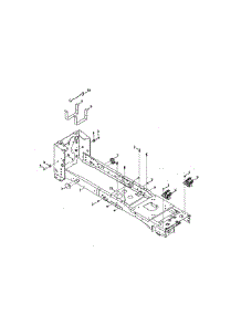 Frame parts for Craftsman Front-Engine Lawn Tractor 247273330 from AppliancePartsPros.com