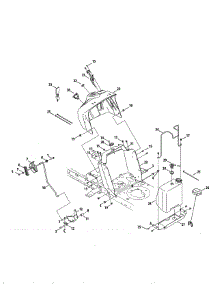 Fuel Tank / Upper Dash Panel parts for Craftsman Riding Mower & Tractor 247273720 from AppliancePartsPros.com