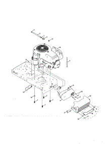 Engine / Muffler Shield parts for Craftsman Riding Mower & Tractor 247273720 from AppliancePartsPros.com