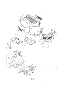 Hood Bumper parts for Craftsman Riding Mower & Tractor 247273730 from AppliancePartsPros.com