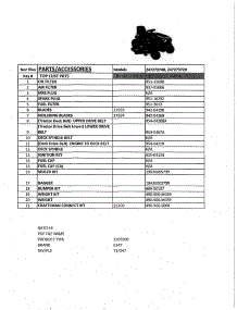 Top Customer Parts parts for Craftsman Riding Mower & Tractor 247273740 from AppliancePartsPros.com