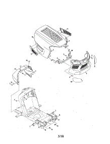 Hood / Grill parts for Craftsman Front-Engine Lawn Tractor 247273741 from AppliancePartsPros.com