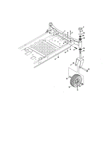 Wheel parts for Craftsman Rear-Engine Riding Mower 247277751 from AppliancePartsPros.com
