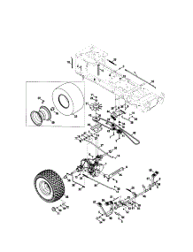 Drive / Rear Wheels parts for Craftsman Riding Mower & Tractor 247286720 from AppliancePartsPros.com