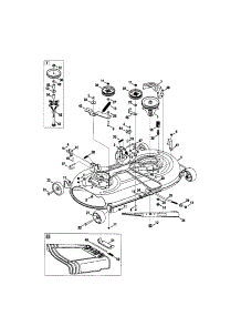 Deck parts for Craftsman Riding Mower & Tractor 247286720 from AppliancePartsPros.com