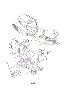 Bumper / Hood parts for Craftsman Front-Engine Lawn Tractor 247288812 from AppliancePartsPros.com