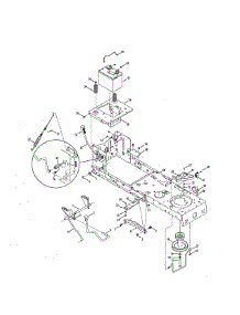 Chassis & Battery parts for Craftsman Riding Mower & Tractor 247288840 from AppliancePartsPros.com