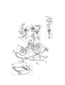Mower Deck & Spindle Pulley parts for Craftsman Riding Mower & Tractor 247288840 from AppliancePartsPros.com