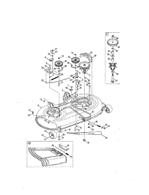 Deck / Spindle Pulley parts for Craftsman Front-Engine Lawn Tractor 247288842 from AppliancePartsPros.com