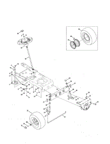 Steering parts for Craftsman Front-Engine Lawn Tractor 247288843 from AppliancePartsPros.com