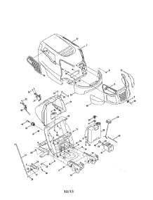 Bumper / Hood parts for Craftsman Front-Engine Lawn Tractor 247288861 from AppliancePartsPros.com