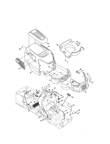 Hood & Dash parts for Craftsman Front-Engine Lawn Tractor 247288881 from AppliancePartsPros.com