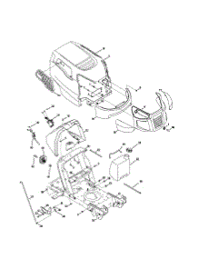 Hood parts for Craftsman Front-Engine Lawn Tractor 247289020 from AppliancePartsPros.com