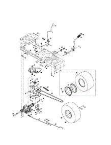 Transmission Drive parts for Craftsman Front-Engine Lawn Tractor 247289020 from AppliancePartsPros.com