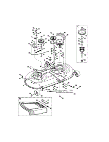 Deck / Spindle Pulley parts for Craftsman Riding Mower & Tractor 247289190 from AppliancePartsPros.com