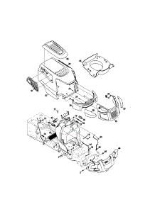 Hood / Dash parts for Craftsman Front-Engine Lawn Tractor 247289800 from AppliancePartsPros.com