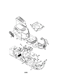 Hood / Dash parts for Craftsman Front-Engine Lawn Tractor 247289810 from AppliancePartsPros.com